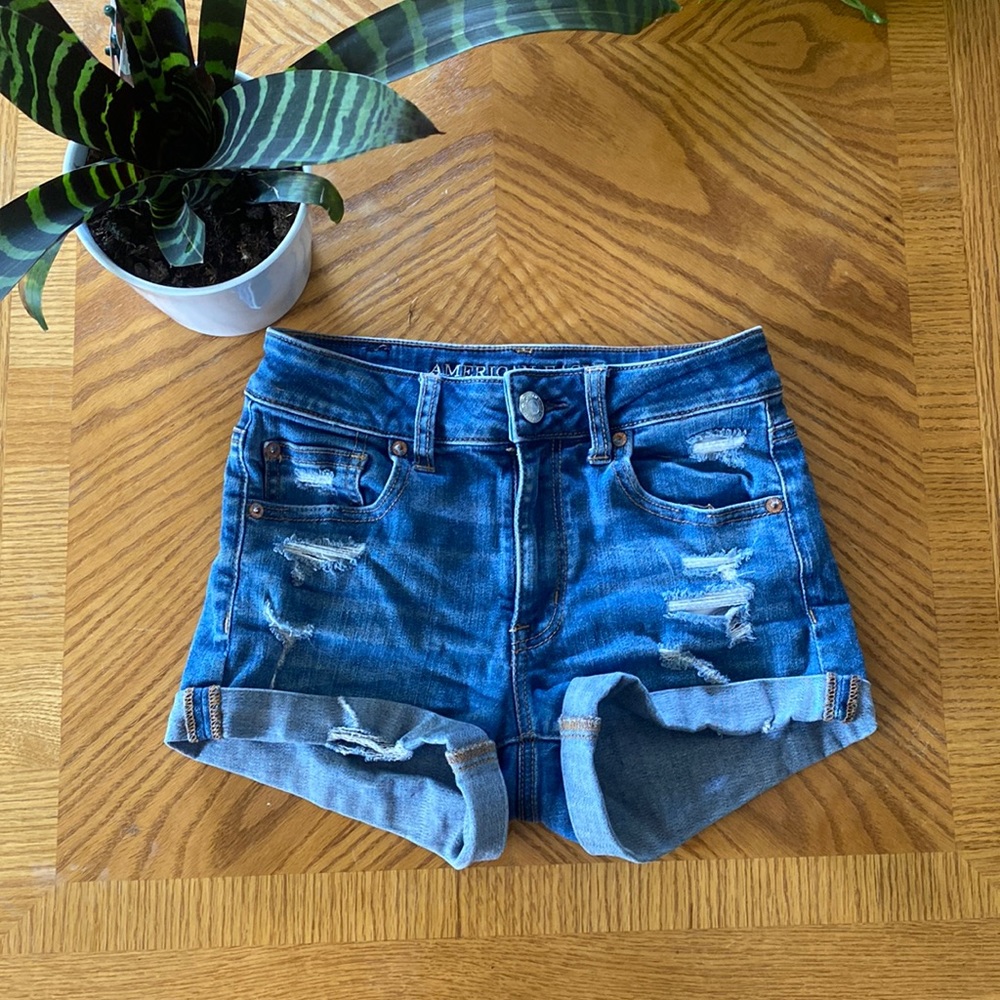 American Eagle High Rise Shorties